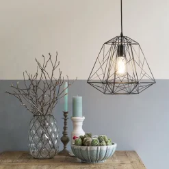 Industrielle Hängelampe schwarz - Framework Basic