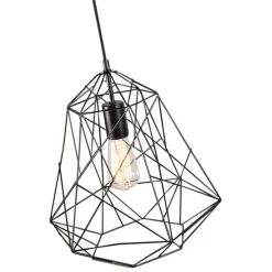 Industrielle Hängelampe schwarz - Framework Basic