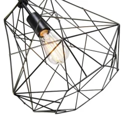 Industrielle Hängelampe schwarz - Framework Basic