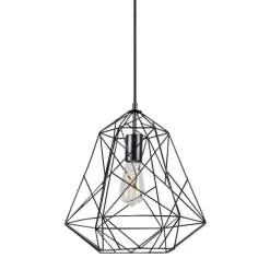 Industrielle Hängelampe schwarz - Framework Basic