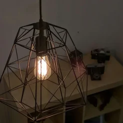 Industrielle Hängelampe schwarz - Framework Basic