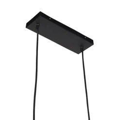 Industrielle Hängelampe schwarz 3-flammig - Karkasse