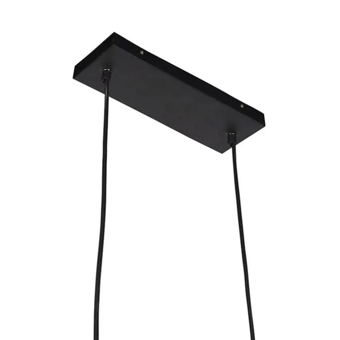 Industrielle Hängelampe schwarz 3-flammig - Karkasse