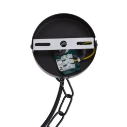 Industrielle Hängelampe schwarz mit Glas - Cabin