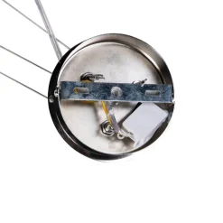 Industrielle Hängelampe schwarz mit Gold 70 cm - Magna