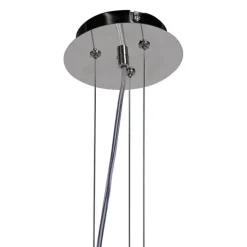 Industrielle Hängelampe schwarz mit Gold 50 cm - Magna