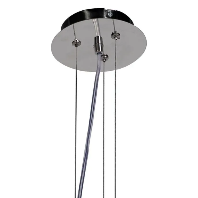 Industrielle Hängelampe schwarz mit Gold 50 cm - Magna