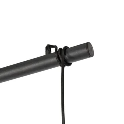 Industrielle Hängelampe schwarz 3-flammig - Flor