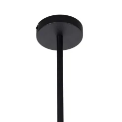 Industrielle Hängeleuchte Schwarz 4-flammig - Laser