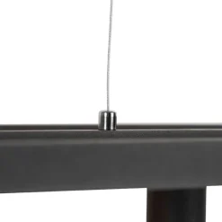 Industrielle Pendelleuchte schwarz 4 Lampen - Big Cage 2