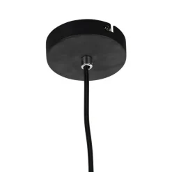 Industrielle Pendelleuchte schwarz 4 Lampen - Big Cage 2