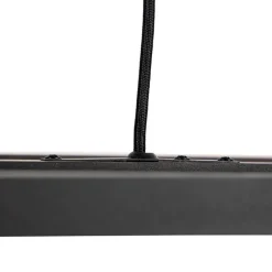 Industrielle Pendelleuchte schwarz 4 Lampen - Big Cage 2