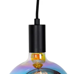 Industrielle Pendelleuchte schwarz inkl. LED G170 dimmbar - Facil