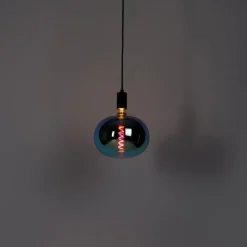 Industrielle Pendelleuchte schwarz inkl. dimmbarer G220 LED - Facil