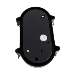 Industrielle Wand- und Deckenleuchte schwarz oval IP44 - Noutica