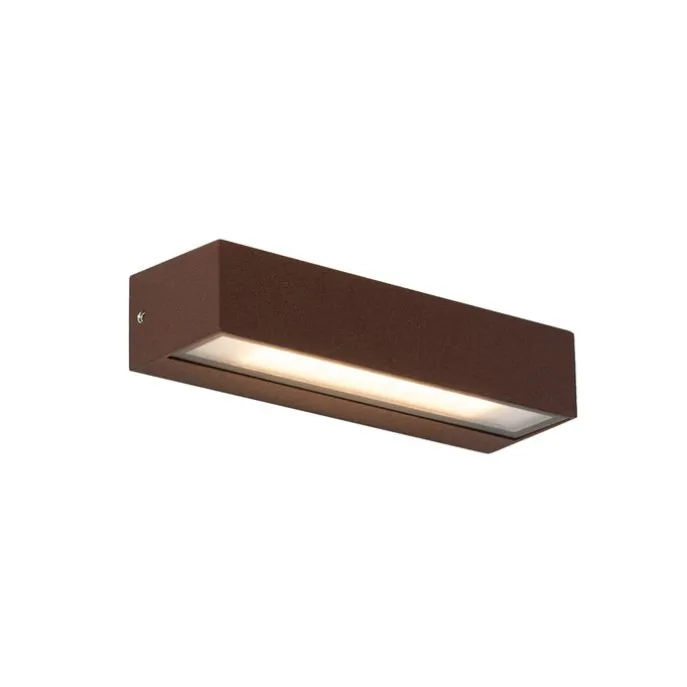 Industrielle Wandleuchte rostbraun inkl. LED IP65 - Steph