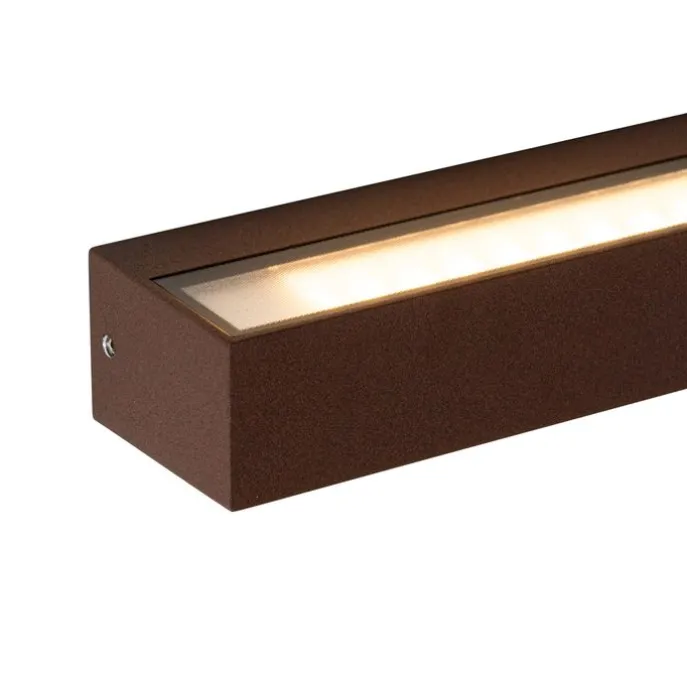 Industrielle Wandleuchte rostbraun inkl. LED IP65 - Steph