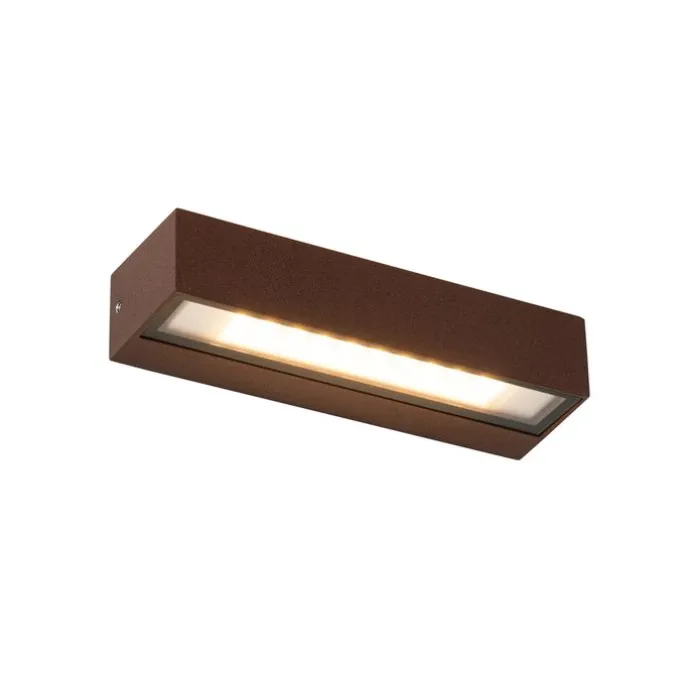 Industrielle Wandleuchte rostbraun inkl. LED IP65 - Steph