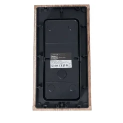 Industrielle Wandleuchte Holzoptik 26 cm IP44 - Charlois