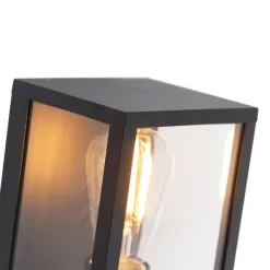 Industrielle Wandleuchte schwarz 38 cm 2-Licht IP44 - Charlois