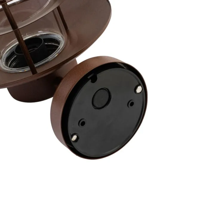 Industrielle Wandleuchte Rostbraun IP44 - Shell