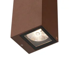 Industrielle Wandleuchte rostbraun 2-flammig AR70 IP54 - Baleno