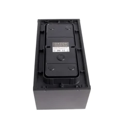 Industrielle Wandleuchte schwarz 26 cm IP44 - Charlois