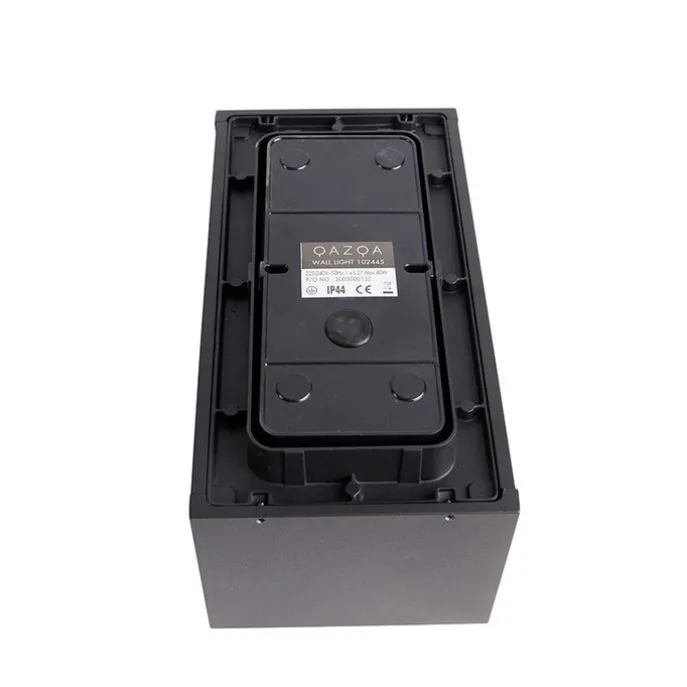 Industrielle Wandleuchte schwarz 26 cm IP44 - Charlois