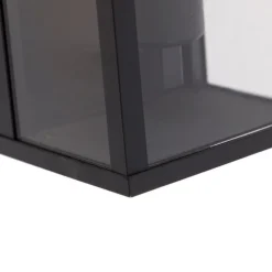 Industrielle Wandleuchte schwarz 26 cm IP44 - Charlois