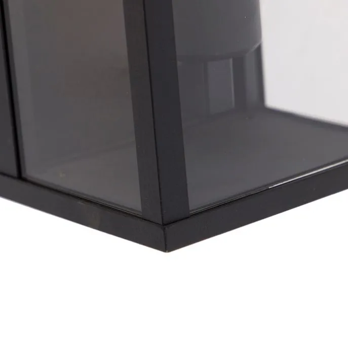 Industrielle Wandleuchte schwarz 26 cm IP44 - Charlois