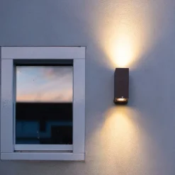 Industrielle Wandleuchte rostbraun 2-flammig IP44 - Baleno