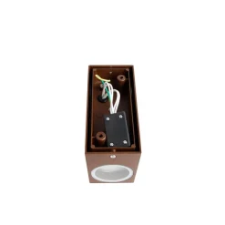 Industrielle Wandleuchte rostbraun 2-flammig IP44 - Baleno