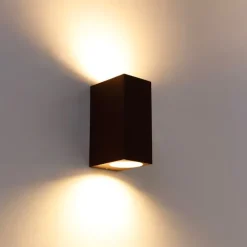 Industrielle Wandleuchte rostbraun 2-flammig IP44 - Baleno