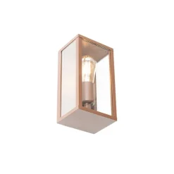 Industrielle Wandleuchte rostbraun 26 cm IP44 - Charlois