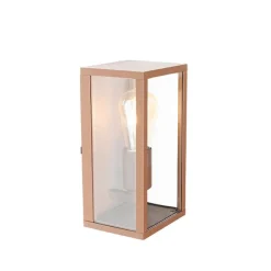 Industrielle Wandleuchte rostbraun 26 cm IP44 - Charlois