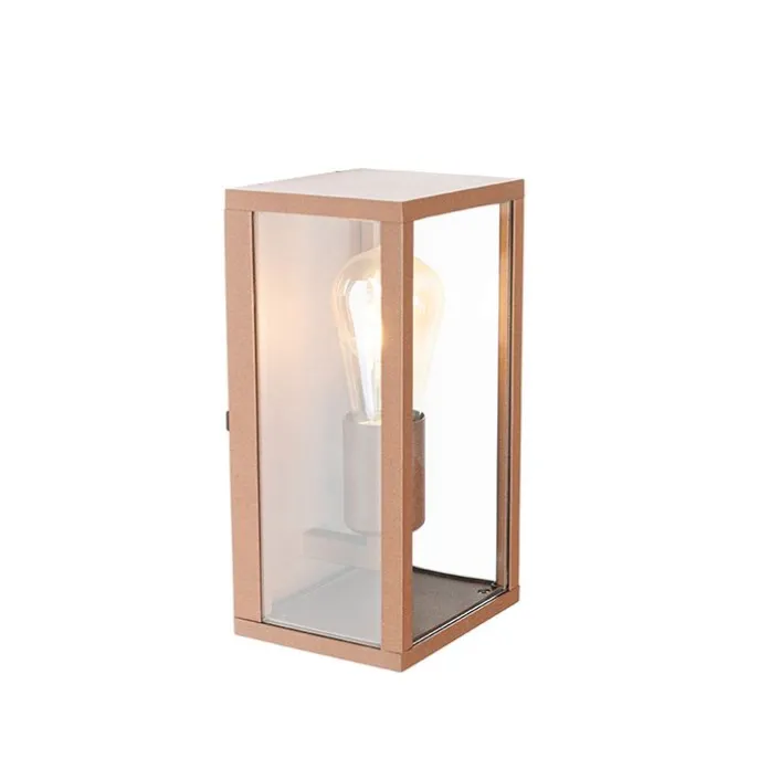 Industrielle Wandleuchte rostbraun 26 cm IP44 - Charlois