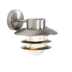 Industrielle Wandleuchte Stahl IP44 - Shell