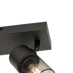 Industrieller Deckenstrahler schwarz 3-flammig verstellbar - Jim