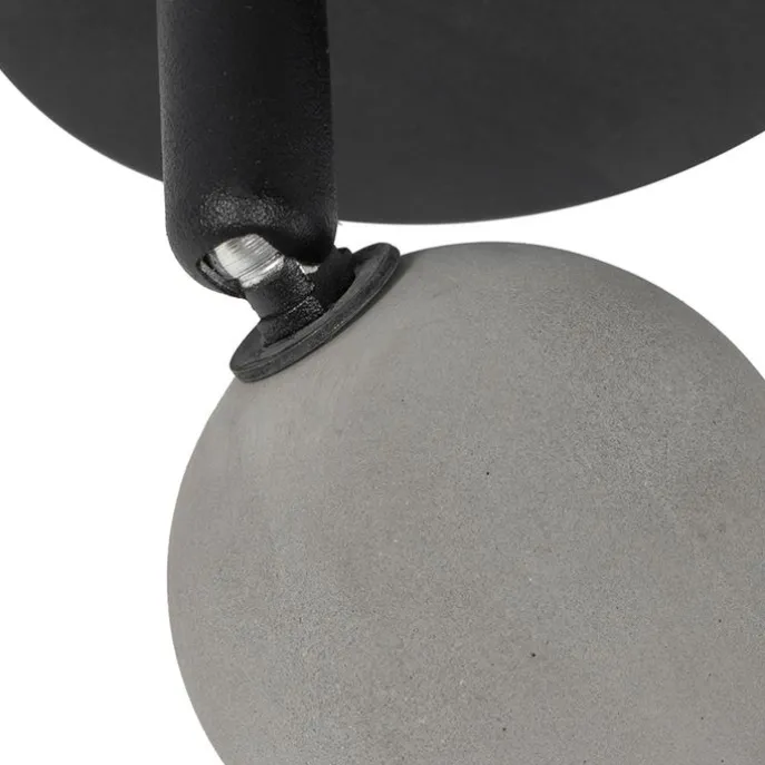 Industrieller Fleck schwarz mit Beton - Pedra