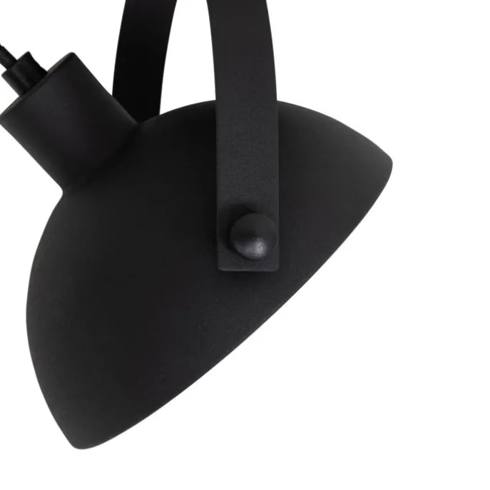 Industrieller 1-phasiger Schienenstrahler schwarz mit goldfarbenem Innenleben - Iconic Magnax