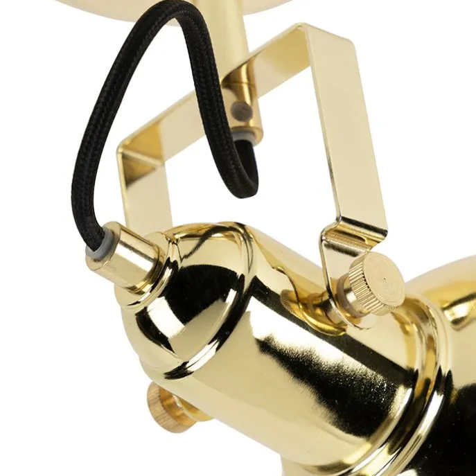 Industrieller runder Spot gold 1-light - Tommy