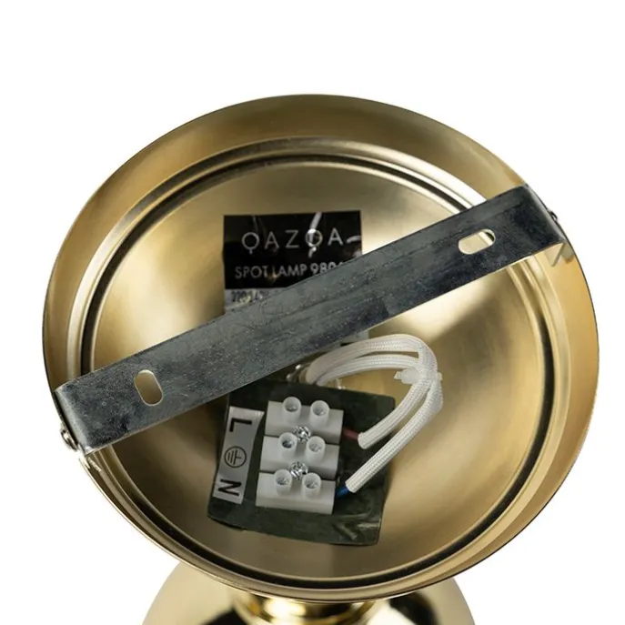 Industrieller runder Spot gold 1-light - Tommy