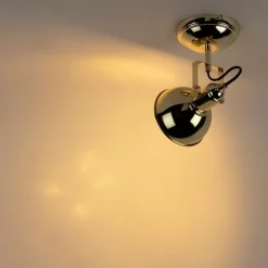 Industrieller runder Spot gold 1-light - Tommy