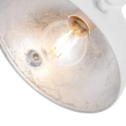 Industrieller Schienenstrahler weiß mit silbernem Innenleben - Iconic Magnax