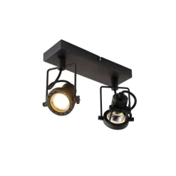 Industrieller Smart Spot schwarz inkl. 2 WiFi GU10 - Suplux