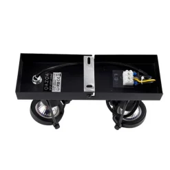 Industrieller Smart Spot schwarz inkl. 2 WiFi GU10 - Suplux