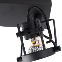 Industrieller Smart Spot schwarz inkl. 2 WiFi GU10 - Suplux