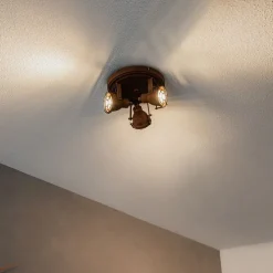 Industrieller Spot im Rostdesign 3-Flammig - Sorra