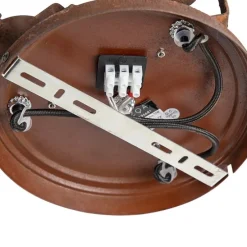 Industrieller Spot im Rostdesign 3-Flammig - Sorra