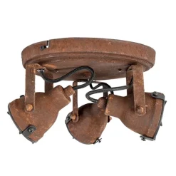 Industrieller Spot im Rostdesign 3-Flammig - Sorra